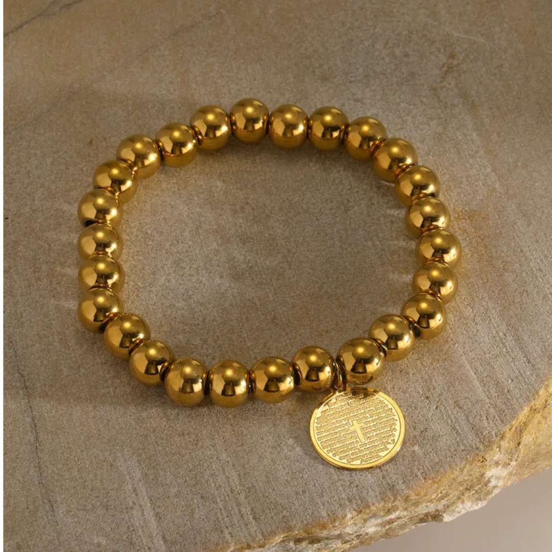 PULSERA AMULETOS GOLD